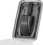 IRIS USA Dog Food Storage Container, Up to 13 lbs, Dark Gray, Made in USA | Includes 2-Cup Scoop, Airtight Seal, BPA-Free, Bird Seed, Cat food, Treats, Keeps Kibble Fresh, Pellets