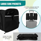 Top tasta Dog Cat Carrier Pet Carriers for Small Medium Large Cats Dogs Carrier Under 25 Lbs Soft Sided Small Puppy Dog Carrier Portable Foldable Dog Cat Travel Carrier （Black 20 * 13 * 13）