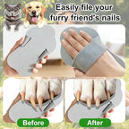 Dog Nail Scratch Board Handheld with Hand Strap, Frosted EVA | Non-Slip Dog Nail File Board, Portable & Durable Dog Nail Grinder Quiet Scratching Board for Small, Medium, and Large Pets