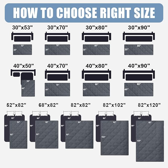 Smiry Waterproof Reversible Pet Couch Covers for Dogs | Pet Friendly, Soft Fabric, Washable Sofa Furniture Protector for Dogs Cat Kids, Checkered (30"x70", Dark Grey/Beige)