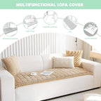 ZQFFB Couch Cover for Dogs Washable Non-Slip Pet Friendly Sofa Protector | Multiple Sizes Dog Blanket Fit Sectional Sofas & Loveseats, Prevents Pet Hair, Scratches & Stains