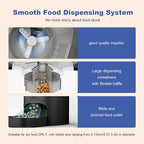 2.4G/5G Automatic Cat Feeder, 4L WiFi Food Dispenser with 10s Voice Recorder, Pet Feeder up to 10 Meals per Day, Timed Cat Feeder with Dry Food Sealed Ring