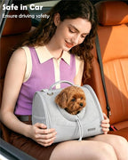 Small Dog Cat Chest Carrier Backpack,Adjustable Ventilated Front Facing Backpack Carrier for Small Dogs Cats Puppy,Airline Approved Lightweight Doggy Backpack for Travel Hiking Outdoor