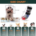 EXPAWLORER Dog Socks to Prevent Licking Paws with Grippers for Hardwood Floors Anti Slip, Cute Double Sides Dog Winter Shoes Booties Boots & Paw Protectors with for Small Medium Large Senior Dogs L
