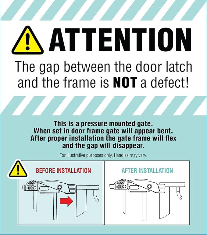 Regalo Safety 29"-38.5" Easy Step Baby Gate, Bottom of Stairs & Doorways