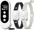 Dog Shock Collar 2 Dogs, 3300ft Dog Training Collar with Remote, IPX7 Waterproof Rechargeable Sleek Modern for All Dogs with Beep, Vibration, Safety Shock, Light Mode, 8-120 lbs NF
