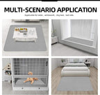 Easy-Going Sectional Couch Covers for Dogs L Shape Sofa Cover Reversible Sofa Slipcover Chaise Lounge Cover Furniture Protector Cover for Pets Dog Cat (42 x 52 inches, Light Gray/Light Gray) | Soft Sofa Slipcover For Dogs, Fits Left/Right Chaise Lounge...