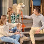 Viper Biothane K9 Working Dog Leash Waterproof Lead for Tracking Training Schutzhund Odor-Proof Long Line with Solid Brass Snap for Puppy Medium and Large Dogs 4ft, Hunter Orange