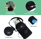 GiNT 37oz Insulated Stainless Steel Dog & Human Water Bottle | Leakproof Travel Dispenser with Detachable 10oz Bowl, 24H Cold/12H Hot, Carrying Case for Walking, Hiking,Camping & Outdoor Travel(Green)
