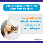 Allerpet Cat Dander Remover w/Free Pair of Grooming Gloves & Mitt (12oz)