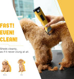 Professional Dog Clippers for Grooming with Charging Replacement, Low Noise Pet Grooming Kit for Thick Curly Matted Heavy Coats Cordless Hair Trimmer with 8 Metal Guide Combs for Animal Horse