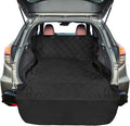 F-color SUV Cargo Liner for Dogs - Heavy Duty Cargo Cover for Mid-Size SUVs | Water Resistant, Bumper Flap, Non-Slip Mat, Car Trunk Dog Car Seat Cover Prevents Scratches Pet Hair Mud Dirt for Sedans Vans