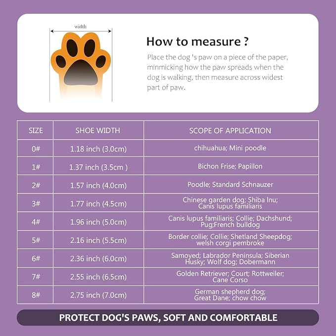 Dog Shoes for Large Dogs Anti-Slip Dog Boots & Paw Protectors for Hot Pavement Waterproof Small Medium Large Dog Booties for Rainy Day Summer Hiking Winter Snowy Day Dog Booties 4PCS
