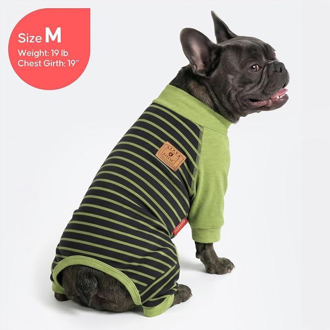 KYEESE Turtleneck Dog Pajamas for Small Medium Large Dogs Warm Dog Onesie | 4-Way Stretch, Lightweight & Breathable, Reduces Shedding, Gentle on Sensitive Skin, Recovery Support, Easy Potty Breaks