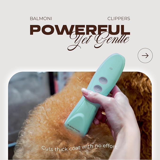Cordless Pet Grooming Kit for Dogs & Cats, Quiet & Powerful Motor Paw & Face Trimmer, Lightweight Clipper, Dopamine Pink, Parent (Bundle-Dopamine Green)