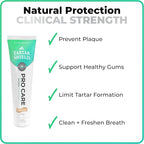 Tartar Shield® Pro Care Dog & Cat Toothpaste, VOHC Accepted, 3 oz. | Clinically Proven Plaque, Tartar & Halitosis Reduction | Human-Grade Natural Ingredients | Coconut Flavor | Made in the USA