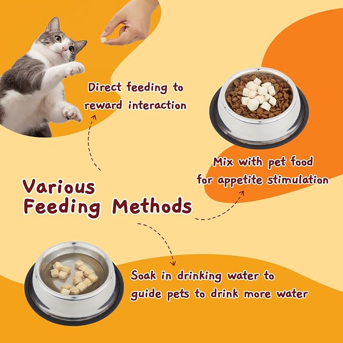 Jungle Calling Freeze Dried Chicken Cat & Dog Treats, 670 Pcs, 10.58 oz | Single Ingredient, High Protein Chicken Bites, Grain-Free, Additive-Free Training Treats & Food Toppers for Cats & Dogs