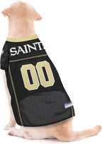 Pets First NFL New Orleans Saints Dog Jersey, Size X-Large, Football Shirt Costume for Pet, Dog Sports T-Shirt, NFL Team Clothing for Cats, Licensed Pet Apparel Available in 7 Sizes and 32 Teams