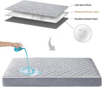 WNPETHOME Orthopedic Dog Bed for Crate, Waterproof Extra Large Dogs Bed with Removable Washable Cover, Multi-Needle Quilting Dogs Crate Beds