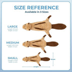 Best Pet Supplies Squeaky Dog Toys with Soft Durable Fabric for Small, Medium and Large Pets Interactive Toy for Indoor Play, Supports Active Biting and Play - Squirrel, Large
