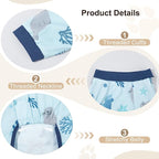 Bienbee Dog Pajamas, 4 Pack Adjustable Onesies for Small to Large Dogs XS | Dog Shedding Suit with Soft Fabric, Breathable & Stretchy, and Adjustable Back Length for Sleeping Lounging and Daily Use