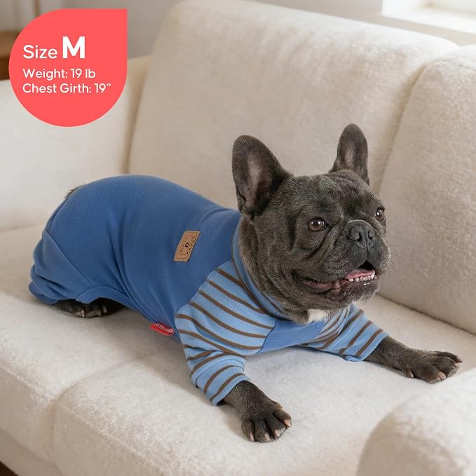 KYEESE Turtleneck Dog Pajamas for Small Medium Large Dogs Warm Dog Onesie | 4-Way Stretch, Lightweight & Breathable, Reduces Shedding, Gentle on Sensitive Skin, Recovery Support, Easy Potty Breaks