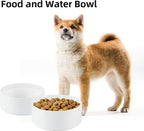 Havniva Ceramic Dog Bowls, 6.1” Dog Food and Water Bowl, Pet Feeding Bowl | Dog Food Bowl for Small Dogs, Food-Grade Ceramic, Dog Water Bowl with Non-Slip Rubber Base, Large Capacity, Dishwasher Safe