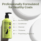 PAWFUME Dog Shedding Shampoo and Conditioner, Royal Lavender, 4-Pack – Nourish & Detangle for Silky Soft Coat – Probiotic, Deep-Cleaning, pH-Balanced – Salon-Quality Shedding Shampoo for Dogs