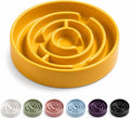 Ceramic Slow Feeder Dog Bowl, 1.5 Cup Puzzle Dish for Small Medium Dogs | Glazed ceramic maze bowl with 1.5-cup capacity for dry or wet food, sized for small and medium dogs