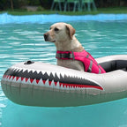 Kuoser Reflective Dog Life Jacket, Dog Life Vest for Swimming Boating | Adjustable Pet Lifejackets, High Flotation Doggie Swimsuit with Rescue Handle for Small Medium Large Dogs