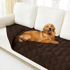 Smiry Waterproof Dog Bed Cover, Reversible Pet Blanket for Sofa Couch | Soft Washable Dog Blanket, Leakproof Couch Cover for Dogs Cats & Furniture Protection, 30x70, Chocolate/Chocolate