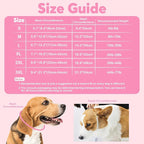 IDOMIK Dog Recovery Collar, Waterproof Soft Dog Cone After Surgery | Comfy Protective Elizabethan Collar Alternative for Dogs Cats, Adjustable Pet Neck Donut Cone Anti-Licking Wounds,Rose,L
