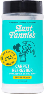 Aunt Fannie's Cat Carpet Refresher, Bright Lemon, 16 oz, Pack of 1 | Neutralizes Litter & Kitty Odors, Freshens Busy Areas, Safe for Rugs Upholstery & Fabric Surfaces, Cat and Kitten Safe