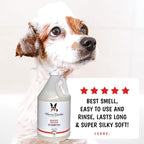 Warren London - Magic Bright Dog Shampoo, Whitening Shampoo for White Dogs & Lighter Dog Coats, Grooming Supplies are Puppy and Cat Safe, Cherry Blossom Scent, 128 Ounce, Made in USA