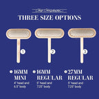 Chris Christensen Mini Grooming Brush - Comfortable High-Grade Stainless-Steel Rounded and Polished Pins - Removes Long & Loose Hair from Dogs & Cats