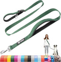 TSPRO 3-in-1 Heavy Duty Tactical Hands Free Dog Leash, Dual Padded Handles | Premium Dog Leash, Waist & Crossbody Wear, Metal Safety Clasp, Adjustable for Medium & Large Dogs, Walking & Running Training