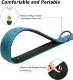PetiFine 4FT Heavy Duty Dog Leash with Soft Padded Double Handle | Traffic Handle Extra Control,Auto Lock Hook,Reflective Nylon Walking Lead for Large,Medium,Small Breed Dogs