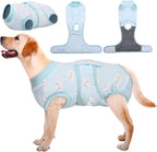 Kuoser Recovery Suit for Dogs Cats, Soft Dog Surgery Suit Female Male Spay | Professional Dog Onesie for Surgery, Substitute E-Collar & Cone, Prevent Licking Dog surgical suit Pet Neuter Suit