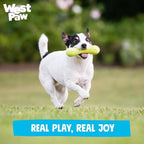 WEST PAW Zogoflex Hurley Dog Bone Chew Toy – Floatable Pet Toys for Aggressive Chewers, Catch, Fetch – Bright-Colored Bones for Dogs – Recyclable, Dishwasher-Safe, Non-Toxic, Large, Tangerine