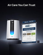 DREO HEPA Air Purifier for Home, AHAM VERIFIDE Air Cleaner for Bedroom, Pets, Smoke, Dust, Pollen & Odors, PM2.5 Monitor, Auto, Turbo & Quiet Sleep Mode, 4 Speeds, Scent Diffuser, DR-HAP008 (Dreo 338)