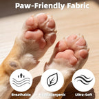 Dog Socks Shoes for Hot Pavement to Prevent Licking Paws, Summer Anti Slip Pet Booties with Grip Traction Control for Hardwood Floors, Grippy Boots & Paw Protectors for Small Medium Large Senior Dogs
