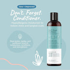 kin+kind Natural Cat & Dog Shampoo and Conditioner Set - Gentle Pet Supplies for Dogs and Cats - Shea Moisture Shampoo and Conditioner with Activated Charcoal & Moisturizing Shea Butter - Made in USA