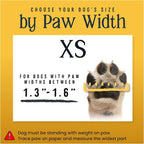 DOK TigerToes Premium Non-Slip Dog Socks for Hardwood Floors - Extra-Thick Grip that Works Even When Twisted - Prevents Licking, Slipping, and Great for Dog Paw Protection (X-Small)