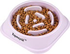 Slow Feeder Dog Bowls for Large Dogs | Non-Slip Base, Anti-Choking Design, Reduces Bloating & Overeating, Easy to Clean, 4 Cups