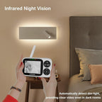 VTimes No WiFi Baby Camera Monitor, 3.2" IPS Display, Portable Video Monitor, Two-Way Talk, Night Vision, VOX Mode, Pan-Tilt-Zoom, Alarm, 1000ft Long Range for Baby, Elderly & Pet
