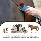 5FW Wide Blades for Dog Grooming Blades Compatible with Andis Clipper | Compatible with Oster A5,Wahl km10 Dog Clippers,Size-#4FC, 3/8-Inch Cut Length (9.5mm),2-Pack