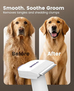 oneisall Dog Hair Vacuum Shedding Grooming Brush Kits for Pet Thick Coats | 15000Pa,3 Suction Low Noise,1.5L Dust Cup,5 in 1 Kits(Grooming/Deshedding/Cleaning Brush,Remover Roller,Crevice Tool), LM5