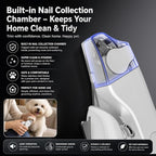 Professional Dog and Cat Nail Clipper - LED Light Dog Nail Clipper with Safety Protection, Ergonomic Pet Nail Clipper for Dogs, Small and Large Dogs, Dog Toenail Clippers, Cat Nail Trimmers