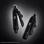 2-in-1 Dog Cat Nail Clippers with Light Bloodline Indicator & Electric Grinder – Type-C Rechargeable Dog Cat Nail Trimmer – Low Noise Grooming Tool with Battery Display (Matte Black)