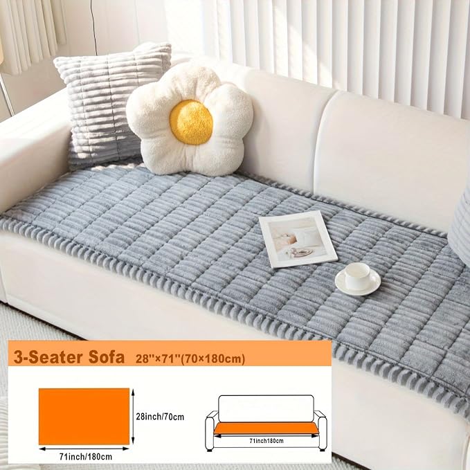 ZQFFB Couch Cover for Dogs Washable Non-Slip Pet Friendly Sofa Protector | Multiple Sizes Dog Blanket Fit Sectional Sofas & Loveseats, Prevents Pet Hair, Scratches & Stains